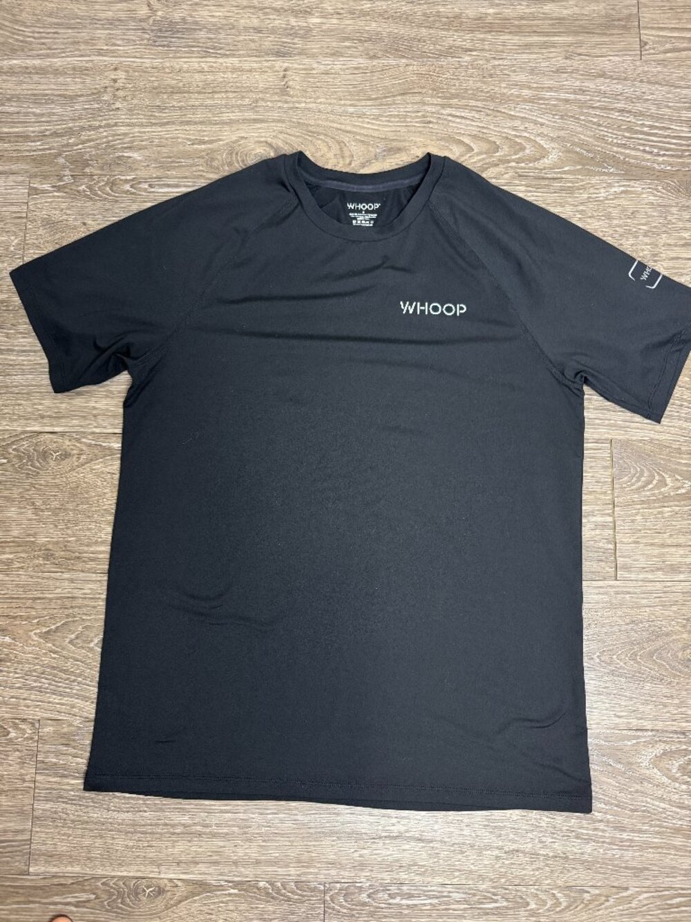 Men's Whoop Fitness Black T Shirt Fitness Tracker Athletic Fit Size L